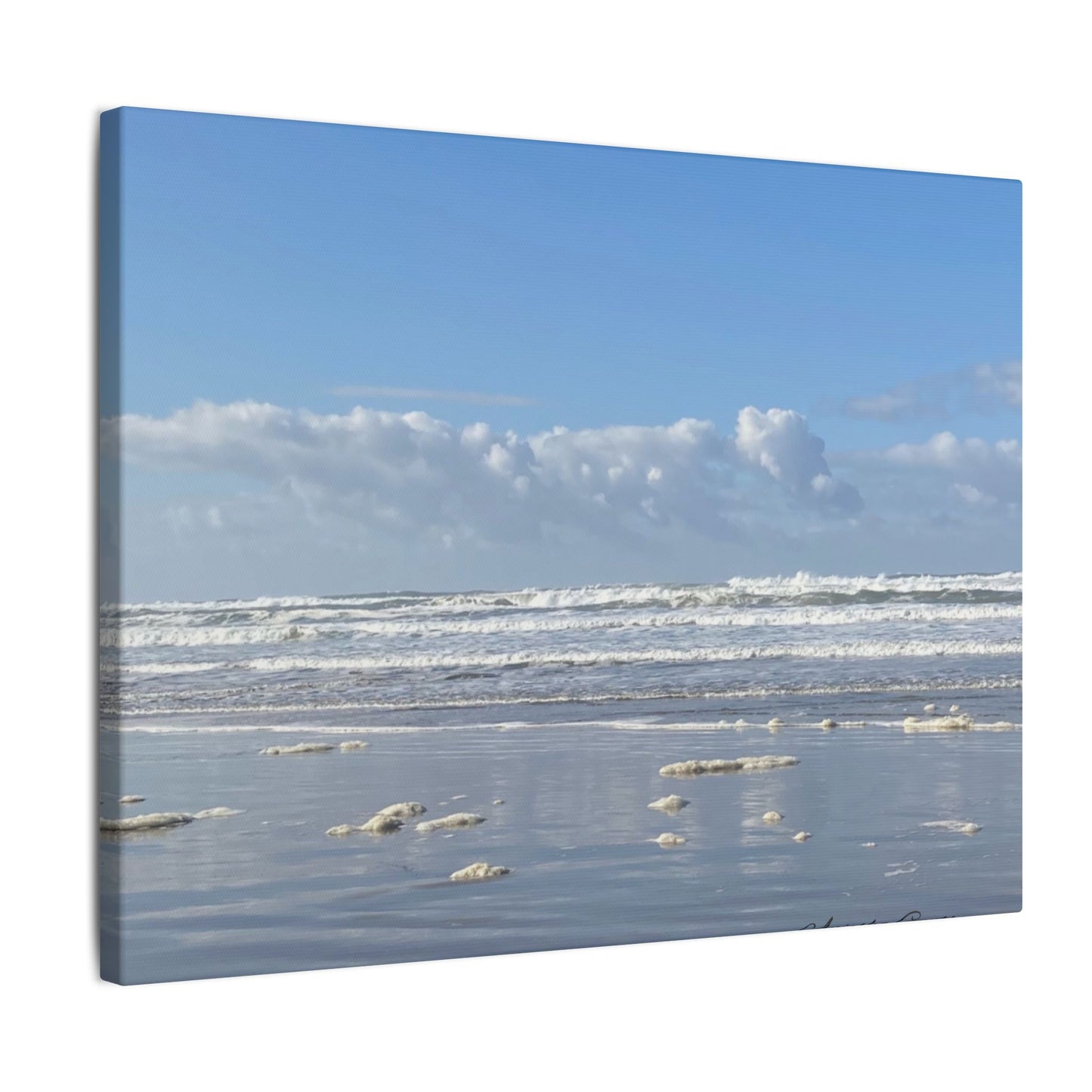 Coastal Serenity - Stretched Matte Canvas Wall Art, Wall Decor