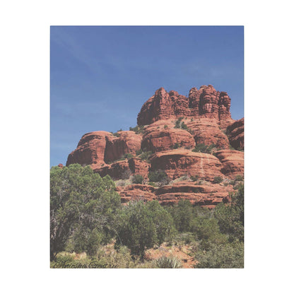 Majestic Red Rock Landscape -  Stretched Canvas Wall Art, Wall Decor