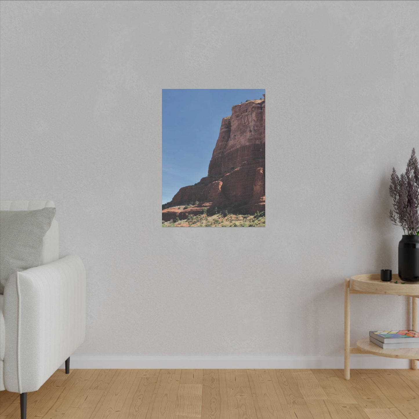 Red Rock Beauty Landscape - Stretched Canvas Wall Art, Wall Decor