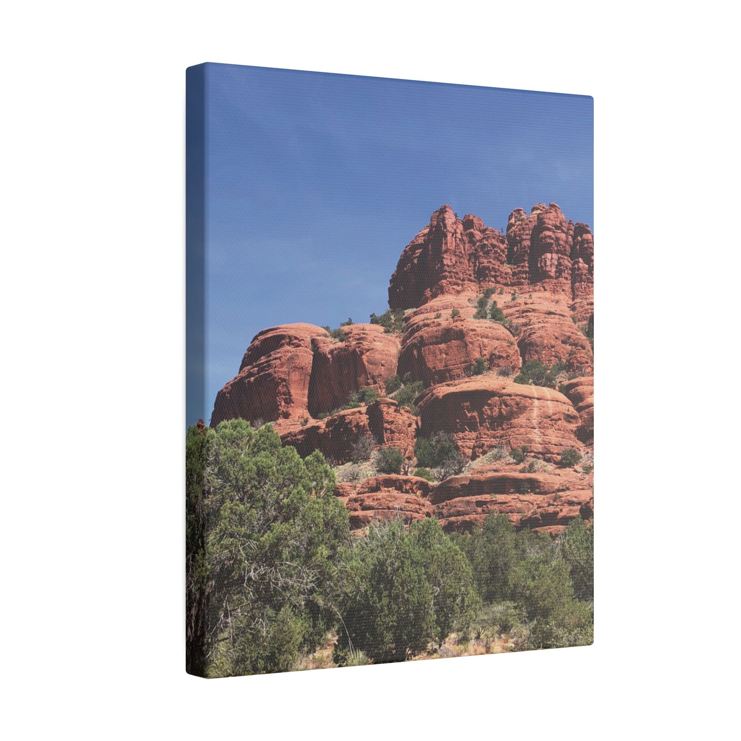 Majestic Red Rock Landscape -  Stretched Canvas Wall Art, Wall Decor