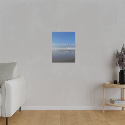 Coastal Serenity - Stretched Matte Canvas Wall Art, Wall Decor