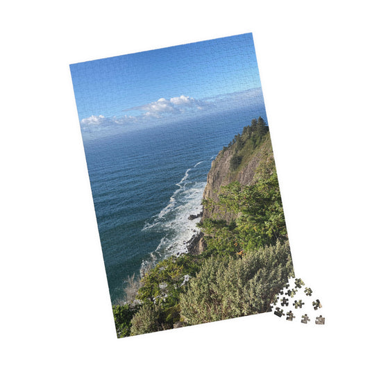 Coastal Cliff Ocean View Jigsaw Puzzle  (110-1014 pieces)
