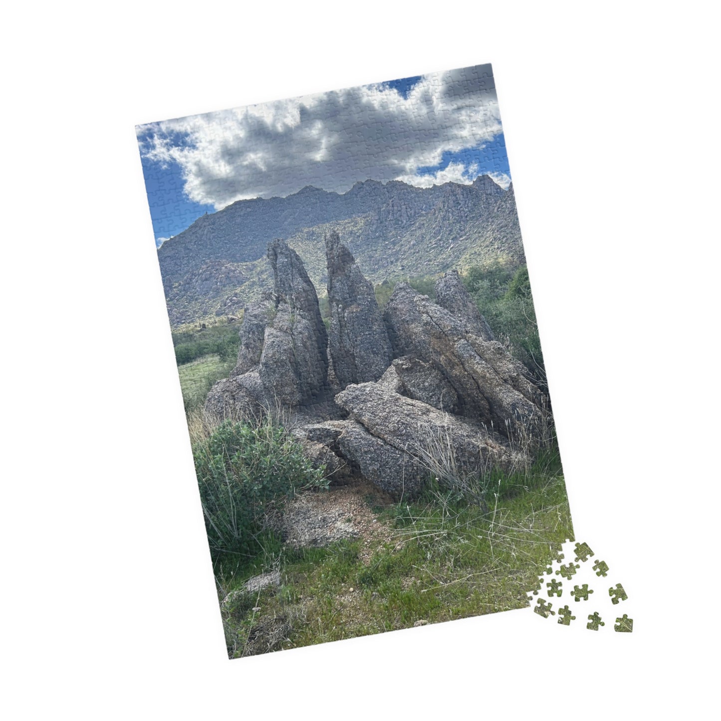 Desert Rock Landscape Puzzle — Scenic Mountain Jigsaw (110- 1014 Pieces)