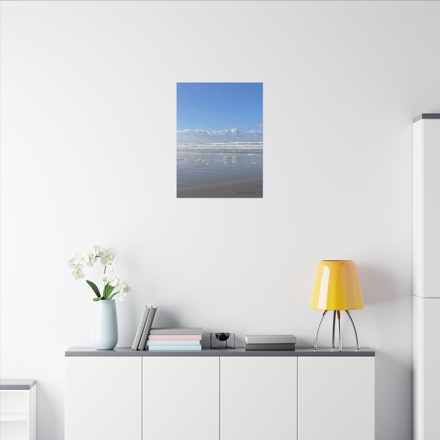 Coastal Serenity - Stretched Matte Canvas Wall Art, Wall Decor