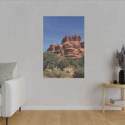 Majestic Red Rock Landscape -  Stretched Canvas Wall Art, Wall Decor