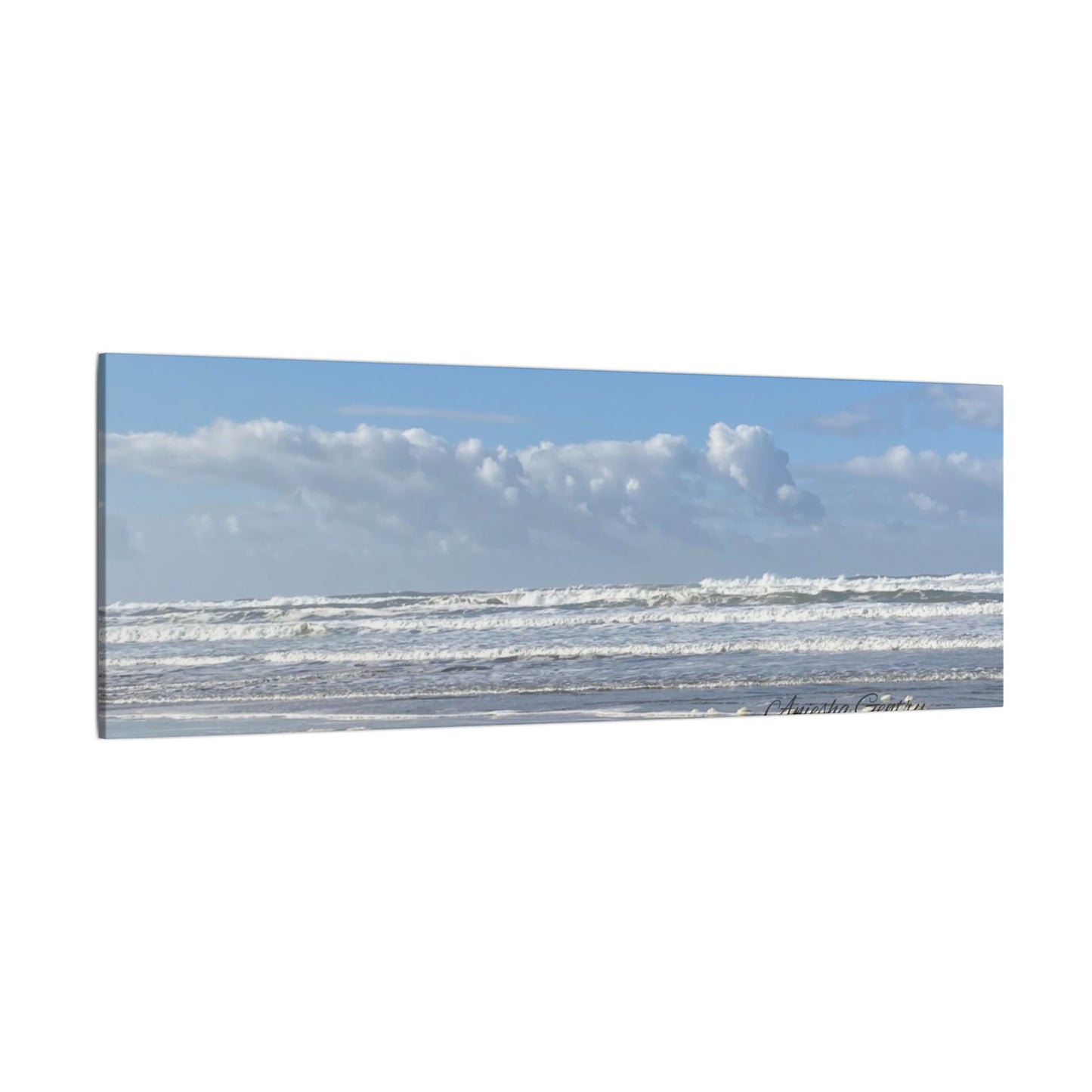 Coastal Serenity - Stretched Matte Canvas Wall Art, Wall Decor