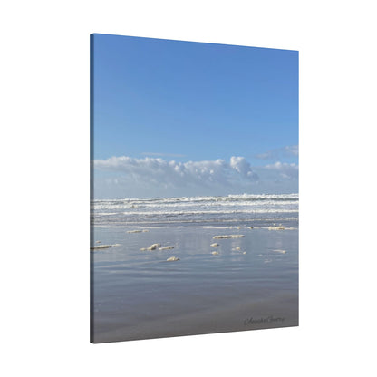 Coastal Serenity - Stretched Matte Canvas Wall Art, Wall Decor