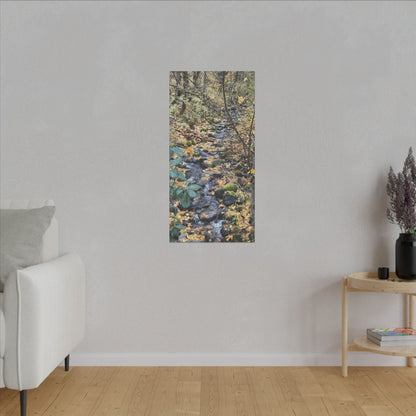 Hike in the Forest -  Stretched Matte Canvas Wall Art, Wall Decor