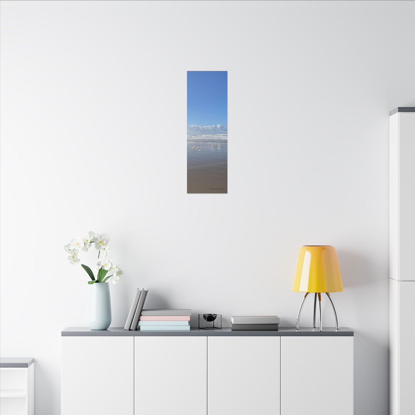 Coastal Serenity - Stretched Matte Canvas Wall Art, Wall Decor