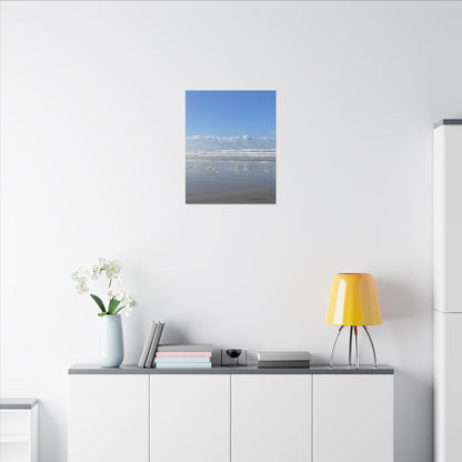 Coastal Serenity - Stretched Matte Canvas Wall Art, Wall Decor