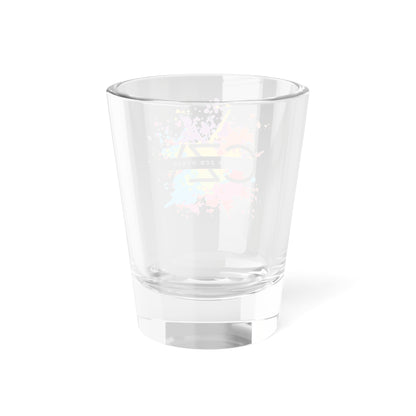 Color Zen Vibez Clear Shot Glass - 1.5oz - Vibrant Party Drinkware