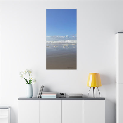 Coastal Serenity - Stretched Matte Canvas Wall Art, Wall Decor