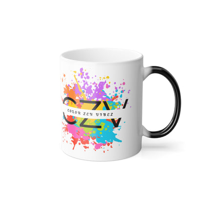 Color Morphing Mug - Color Zen Vibez Ceramic Coffee Cup