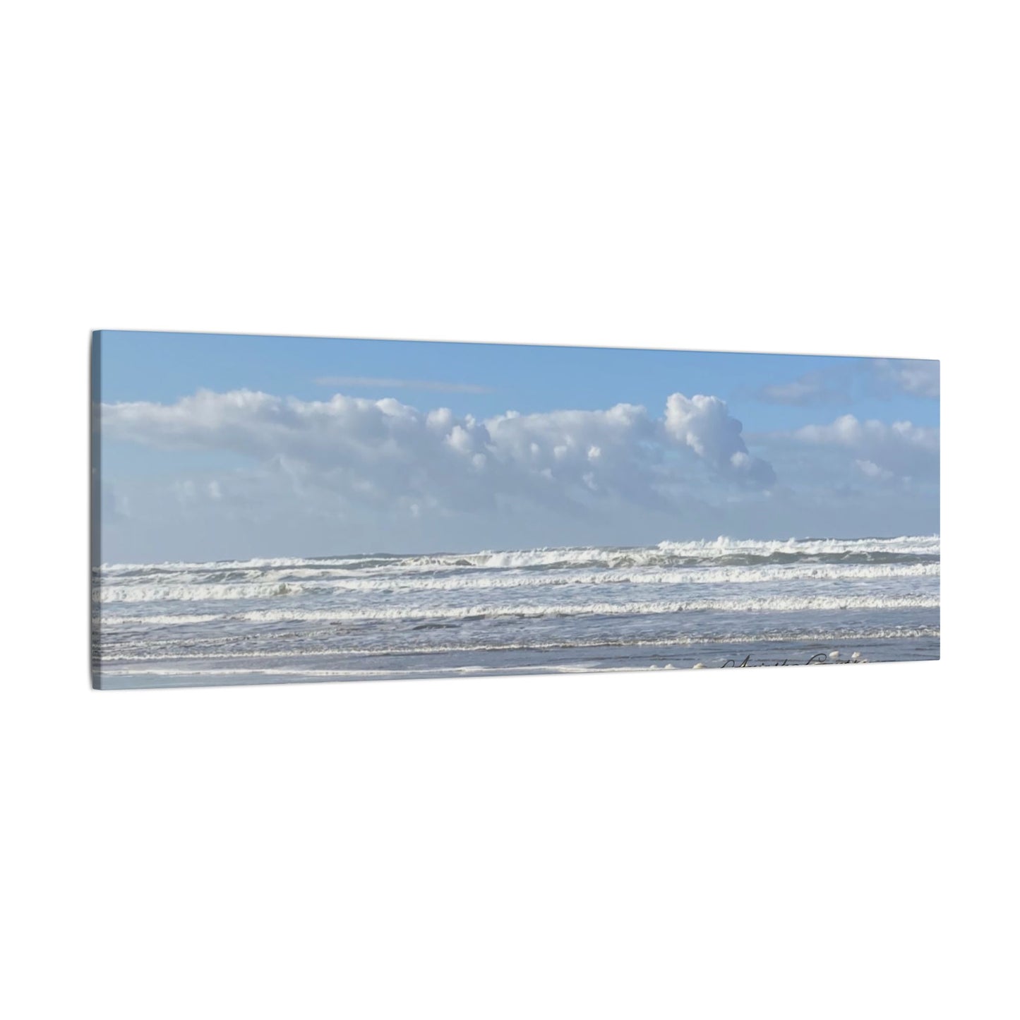 Coastal Serenity - Stretched Matte Canvas Wall Art, Wall Decor