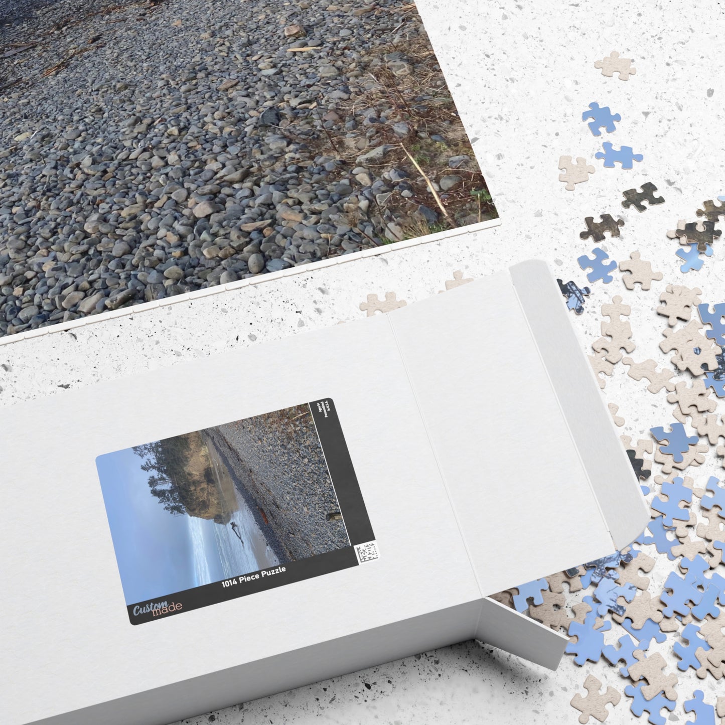 Cloudy Walk On Beach Puzzle (110-1014 Pieces) Coastal Serenity Jigsaw