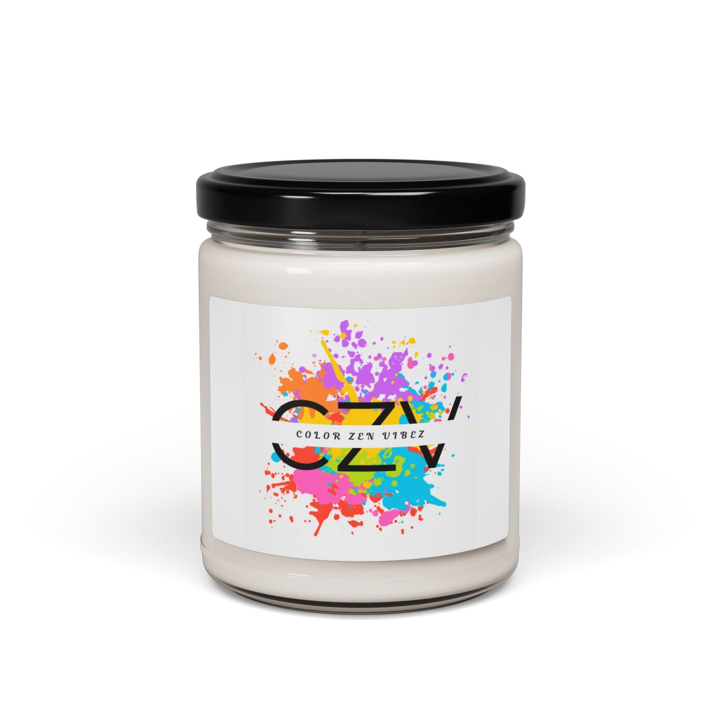 Color Zen Vibez Scented Soy Candle, 9oz