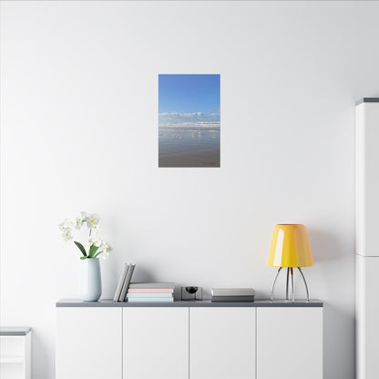 Coastal Serenity - Stretched Matte Canvas Wall Art, Wall Decor