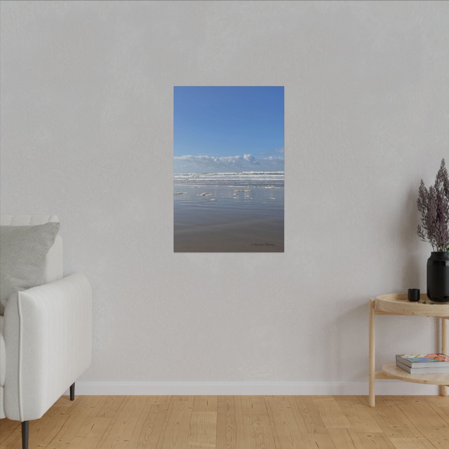 Coastal Serenity - Stretched Matte Canvas Wall Art, Wall Decor