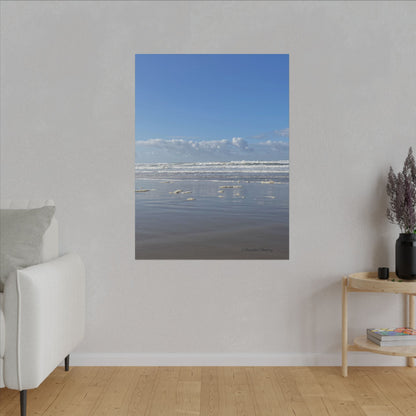 Coastal Serenity - Stretched Matte Canvas Wall Art, Wall Decor