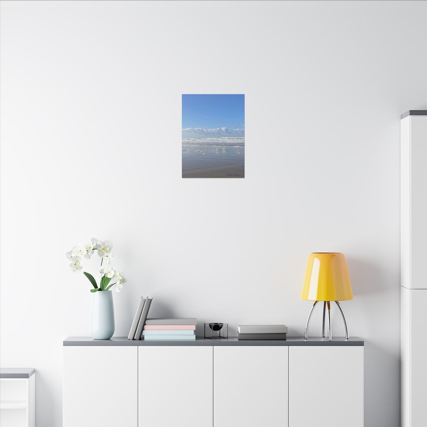 Coastal Serenity - Stretched Matte Canvas Wall Art, Wall Decor