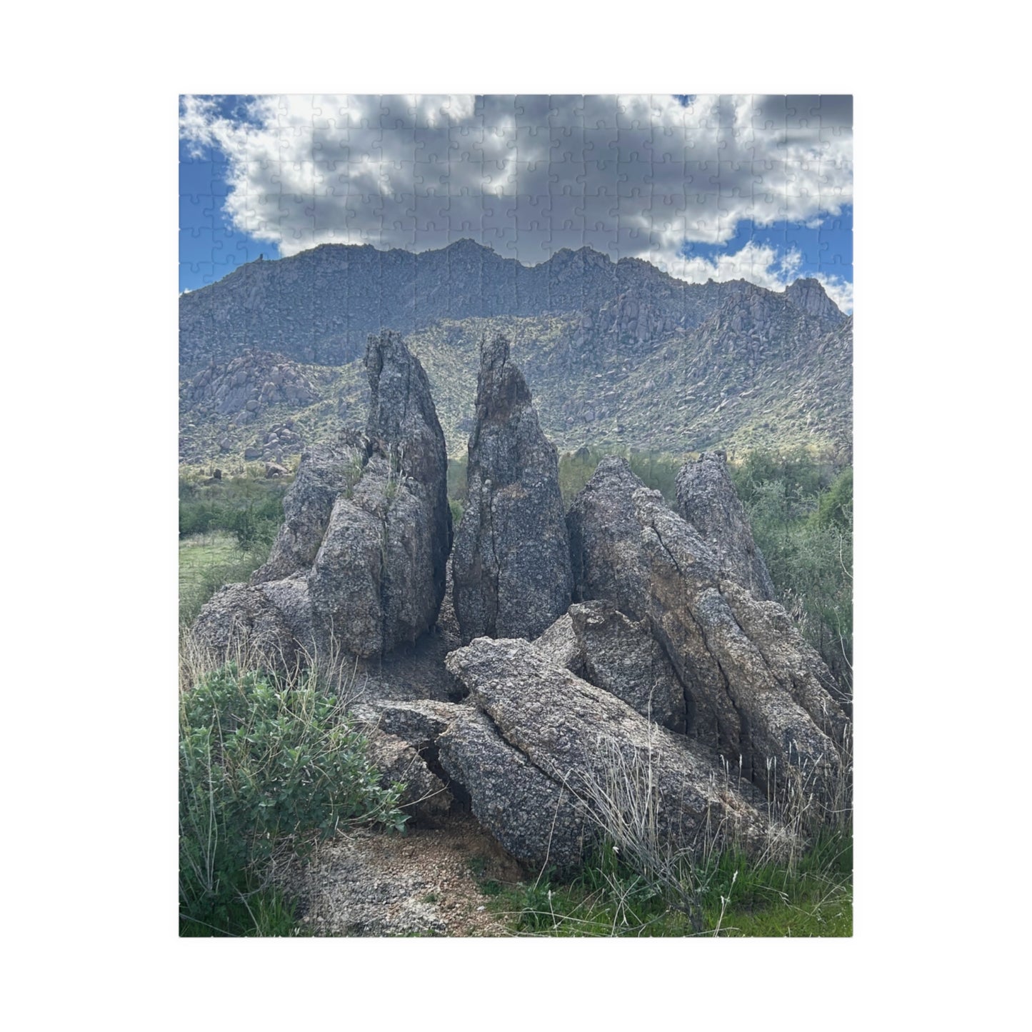 Desert Rock Landscape Puzzle — Scenic Mountain Jigsaw (110- 1014 Pieces)