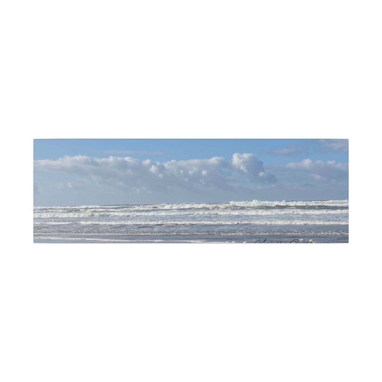 Coastal Serenity - Stretched Matte Canvas Wall Art, Wall Decor