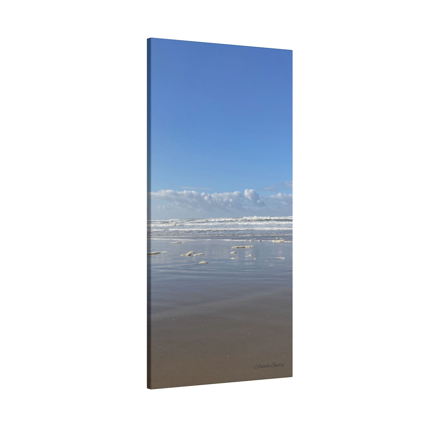 Coastal Serenity - Stretched Matte Canvas Wall Art, Wall Decor