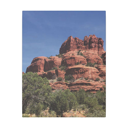 Majestic Red Rock Landscape -  Stretched Canvas Wall Art, Wall Decor