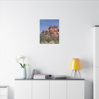 Majestic Red Rock Landscape -  Stretched Canvas Wall Art, Wall Decor