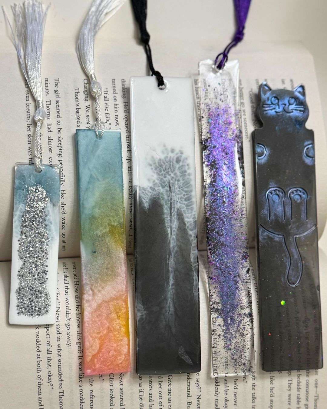 Personalized Handcrafted Resin Bookmarks