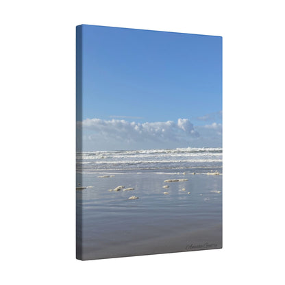 Coastal Serenity - Stretched Matte Canvas Wall Art, Wall Decor