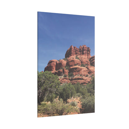 Majestic Red Rock Landscape -  Stretched Canvas Wall Art, Wall Decor