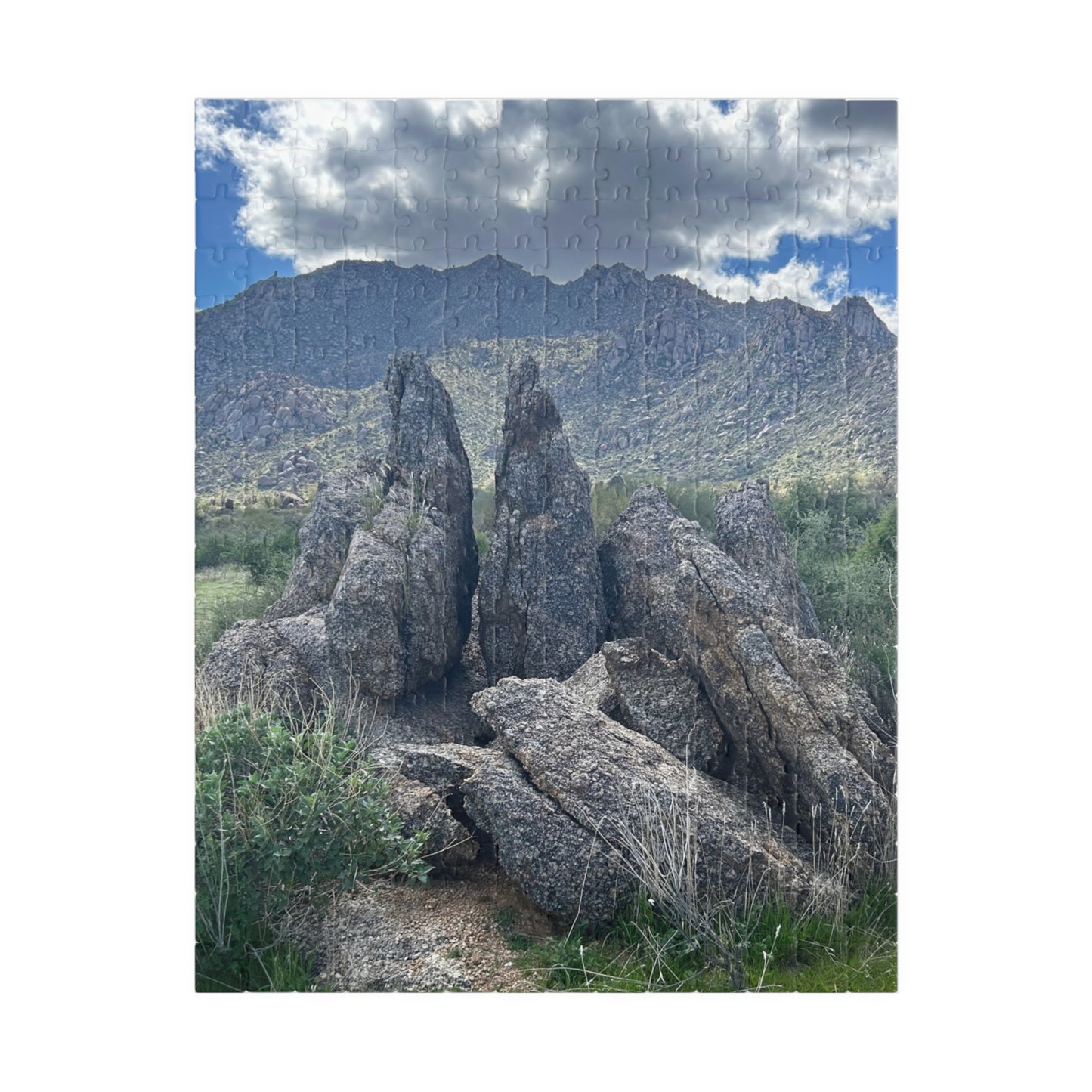 Desert Rock Landscape Puzzle — Scenic Mountain Jigsaw (110- 1014 Pieces)