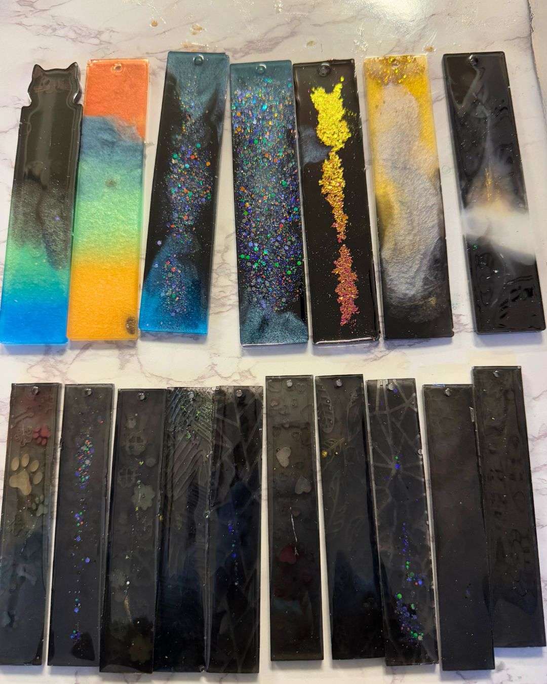 Personalized Handcrafted Resin Bookmarks