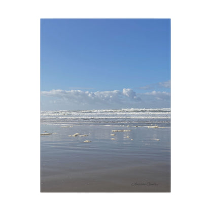 Coastal Serenity - Stretched Matte Canvas Wall Art, Wall Decor