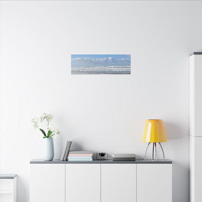 Coastal Serenity - Stretched Matte Canvas Wall Art, Wall Decor