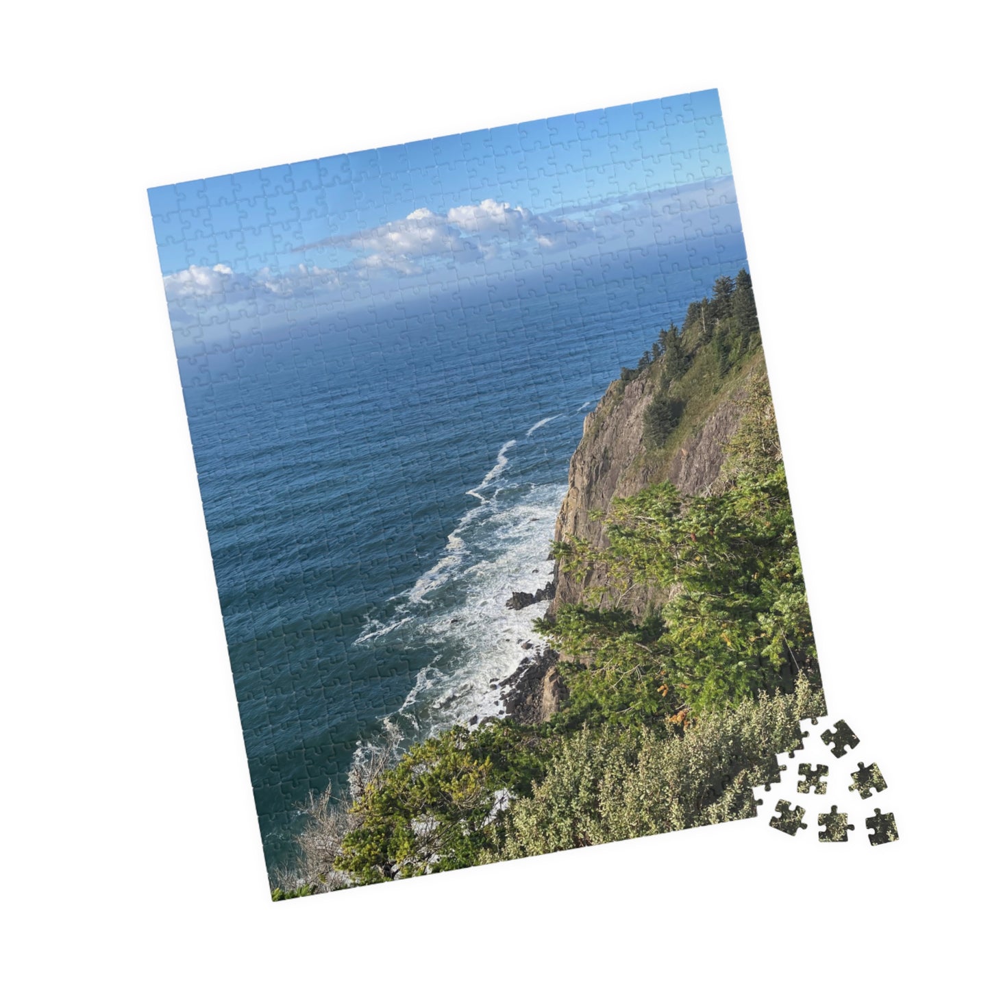 Coastal Cliff Ocean View Jigsaw Puzzle  (110-1014 pieces)