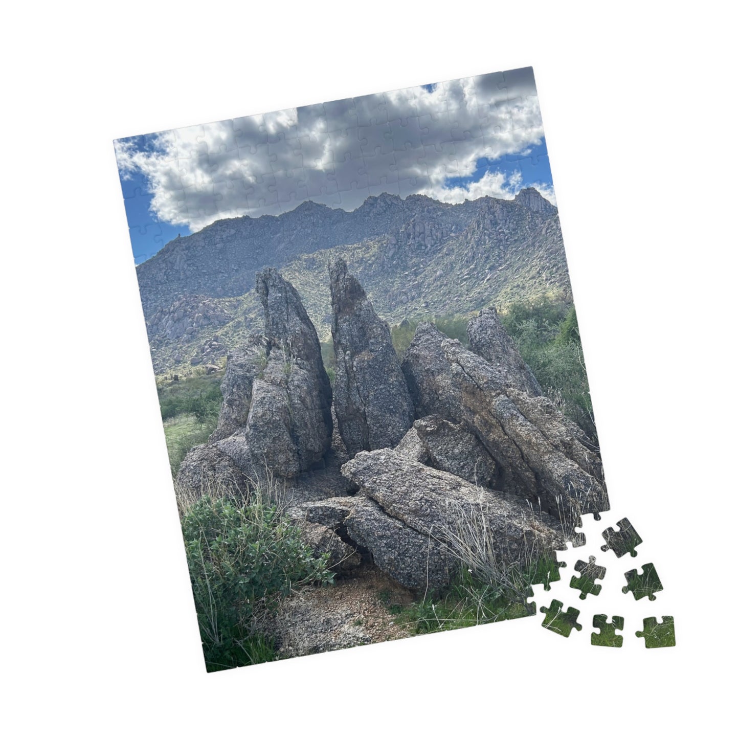 Desert Rock Landscape Puzzle — Scenic Mountain Jigsaw (110- 1014 Pieces)