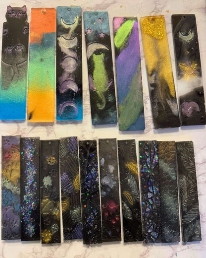 Personalized Handcrafted Resin Bookmarks