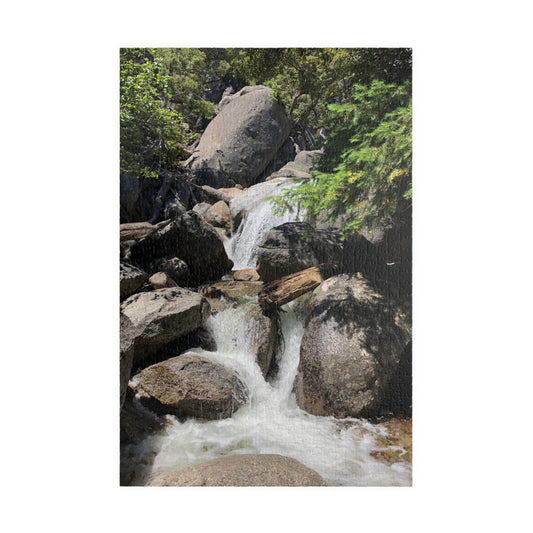 Mountain Stream River Waterfall Jigsaw Puzzle — Scenic Nature Puzzle (110–1014 pieces)