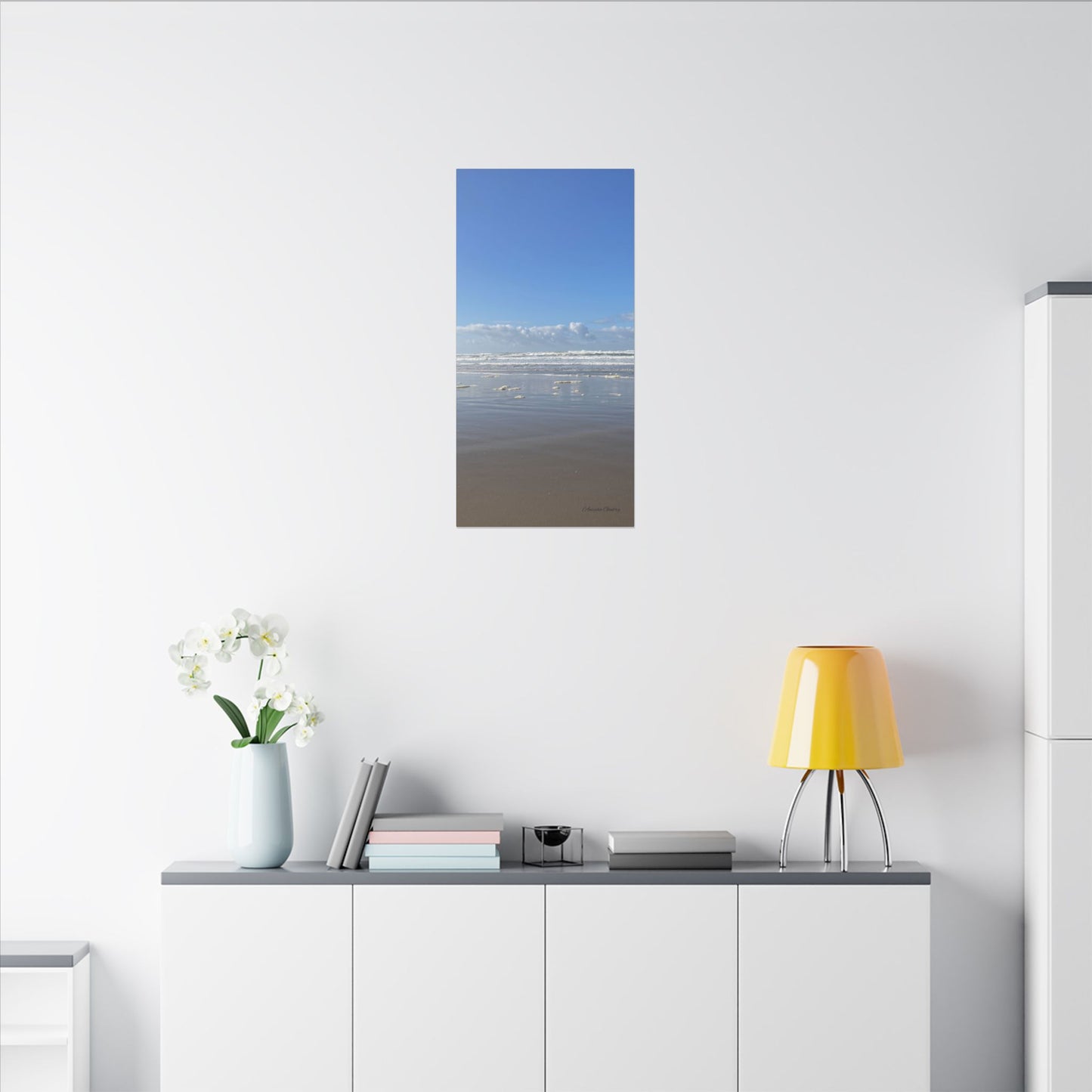 Coastal Serenity - Stretched Matte Canvas Wall Art, Wall Decor