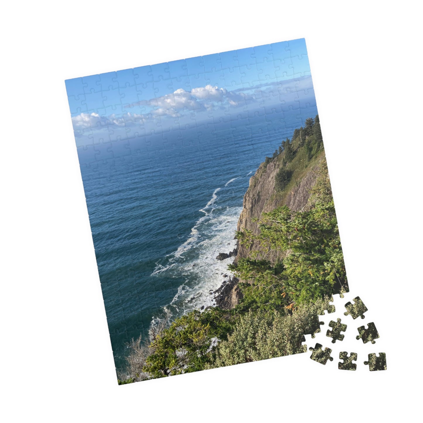 Coastal Cliff Ocean View Jigsaw Puzzle  (110-1014 pieces)