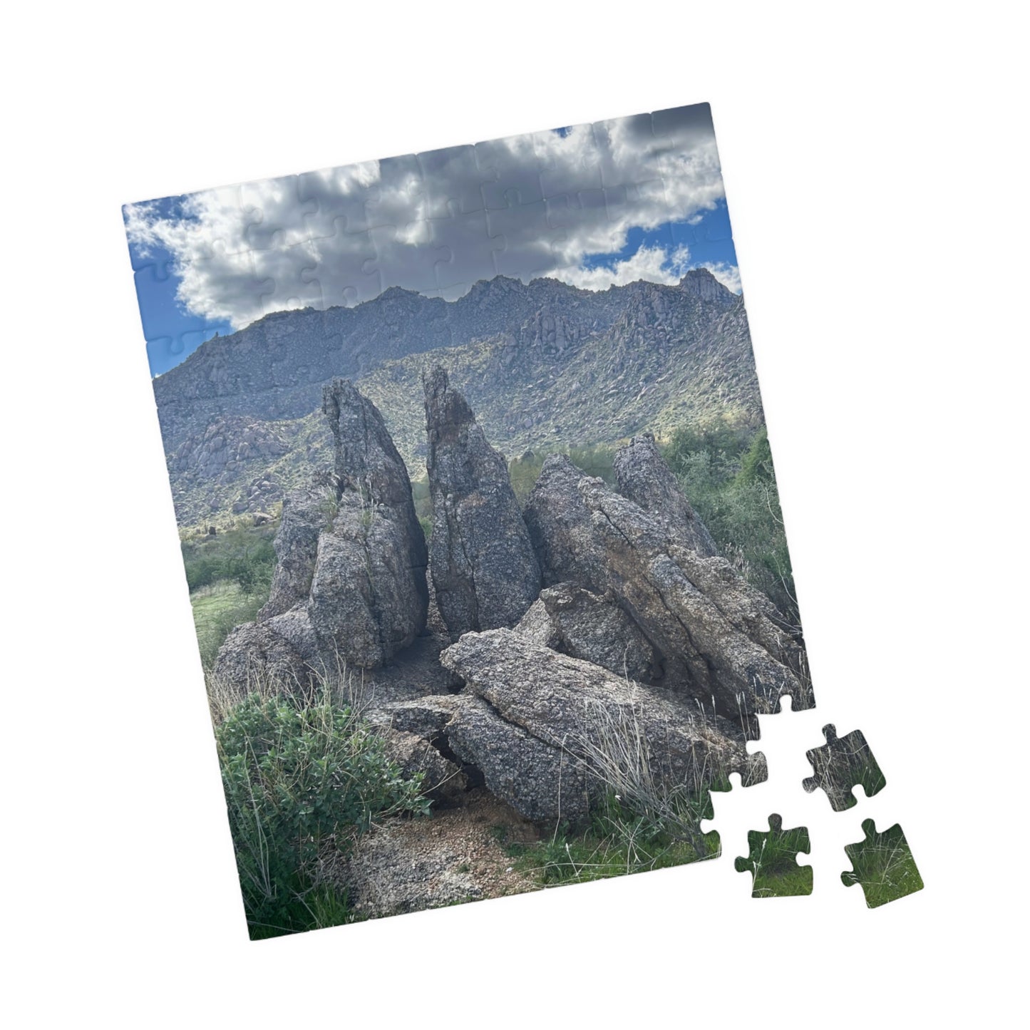 Desert Rock Landscape Puzzle — Scenic Mountain Jigsaw (110- 1014 Pieces)