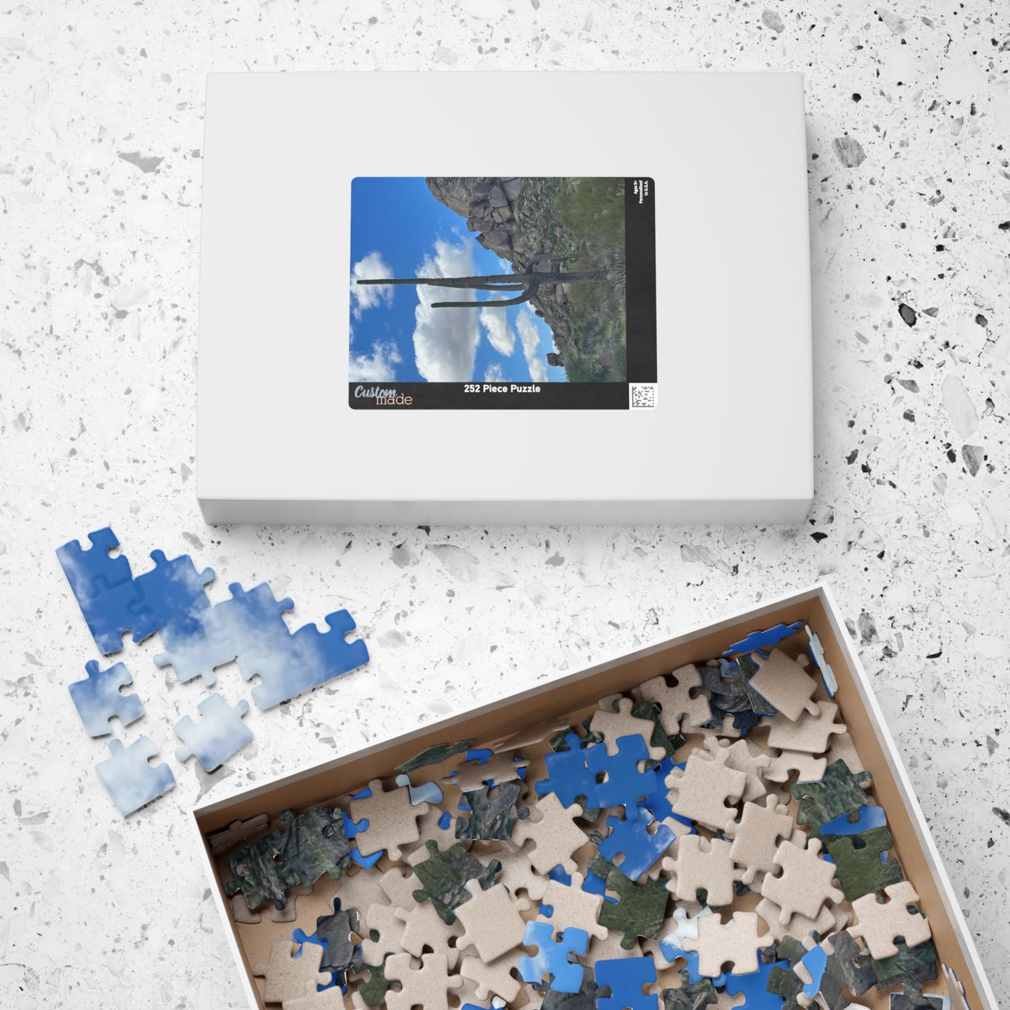 Arizona Desert Saguaro Cactus Scenic Puzzle —(110–1014 pieces)