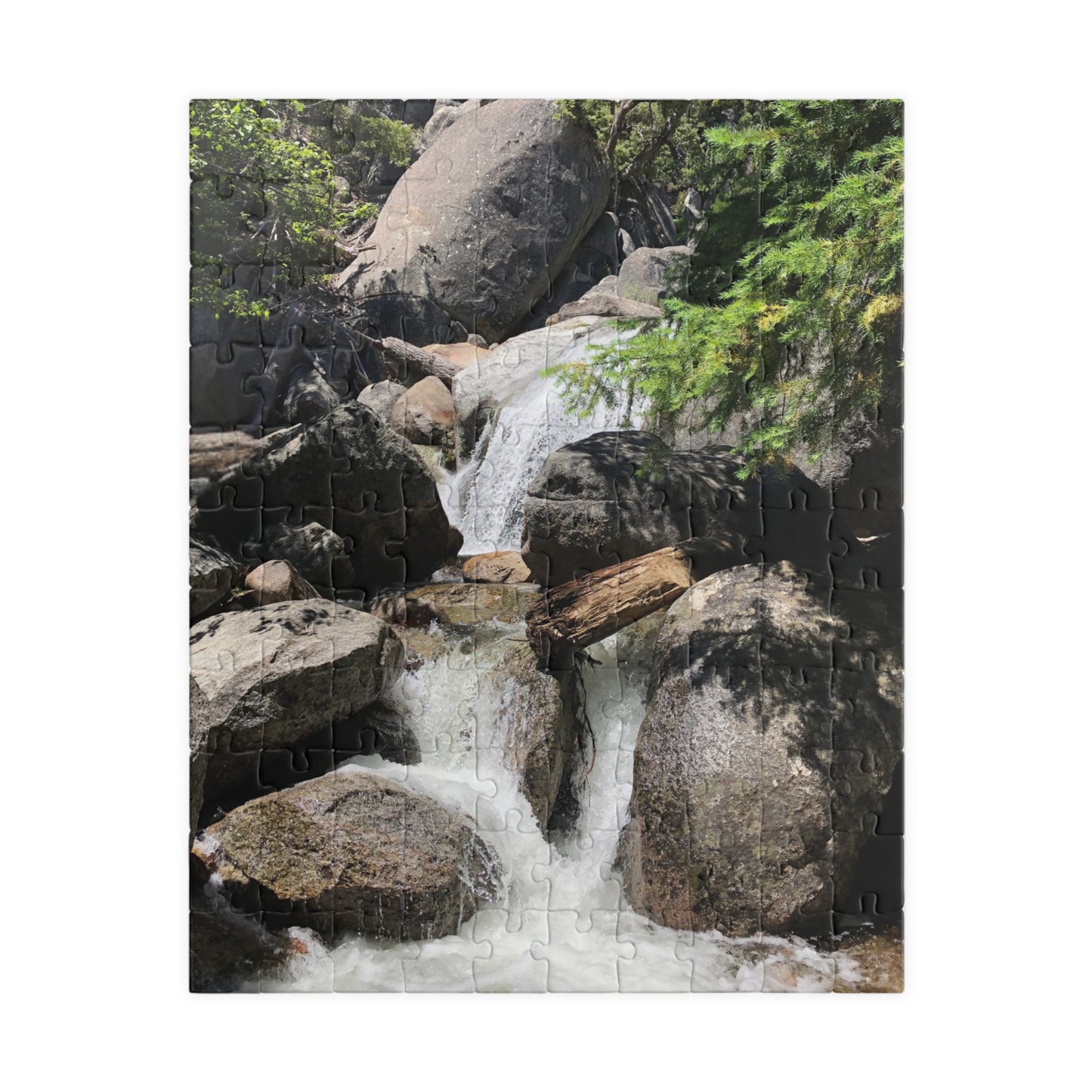 Mountain Stream River Waterfall Jigsaw Puzzle — Scenic Nature Puzzle (110–1014 pieces)