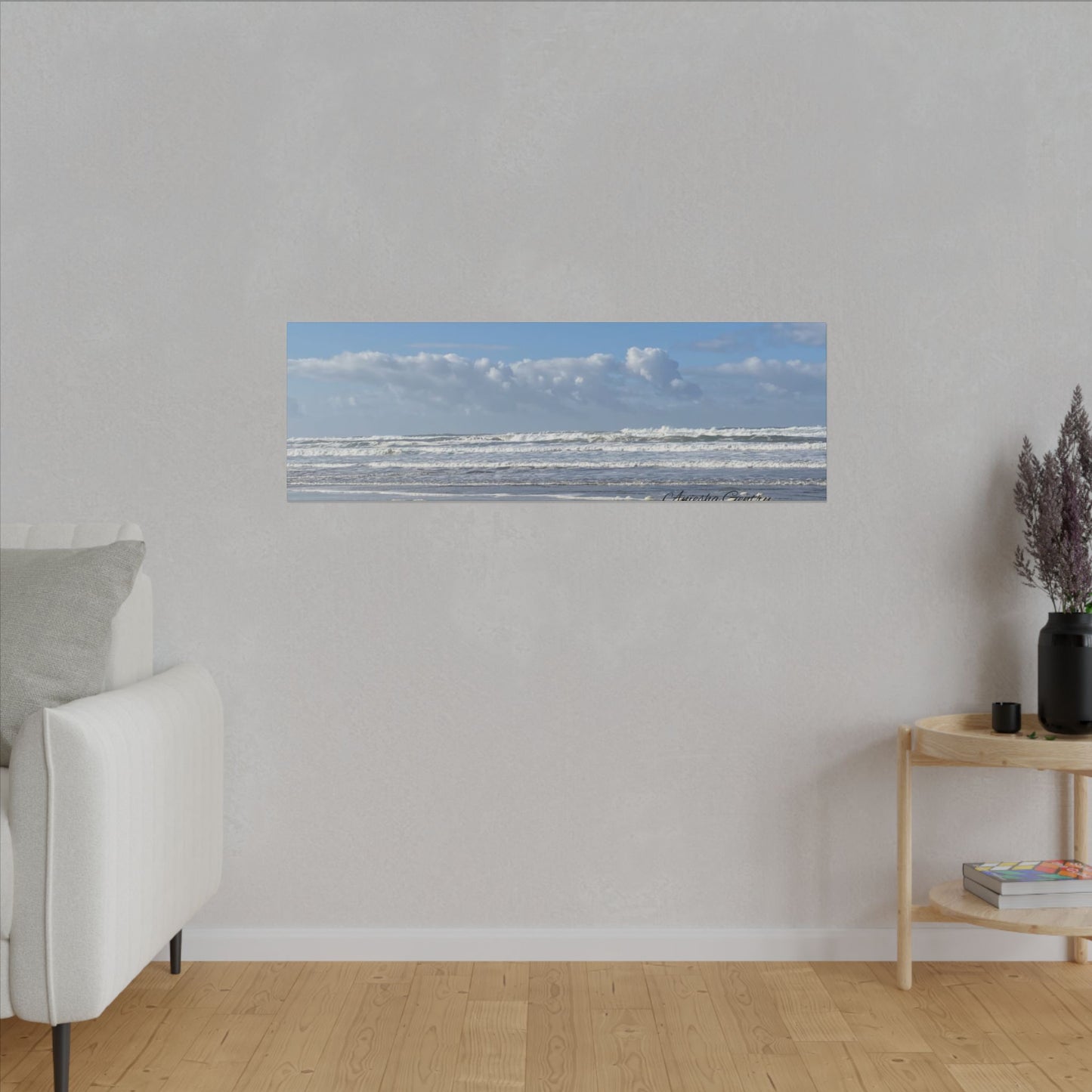 Coastal Serenity - Stretched Matte Canvas Wall Art, Wall Decor