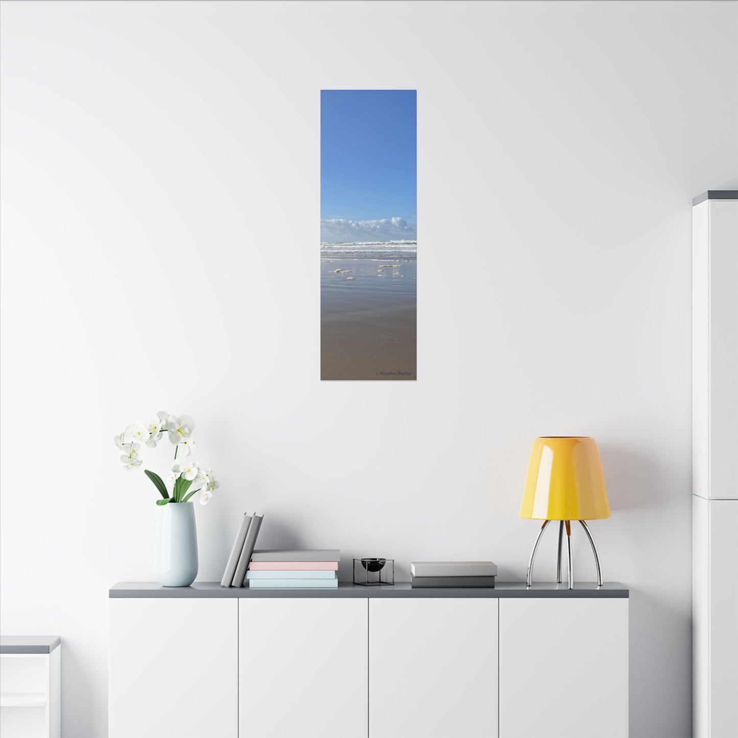 Coastal Serenity - Stretched Matte Canvas Wall Art, Wall Decor