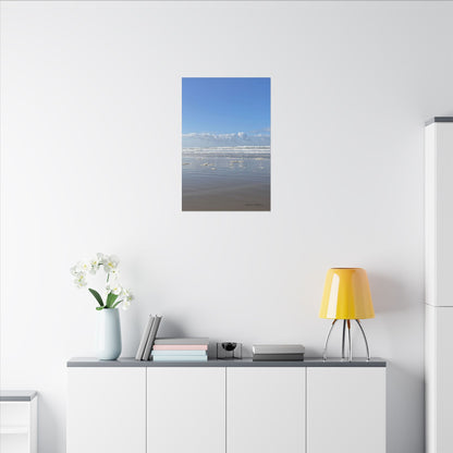 Coastal Serenity - Stretched Matte Canvas Wall Art, Wall Decor