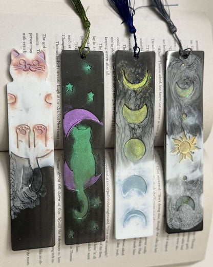 Personalized Handcrafted Resin Bookmarks