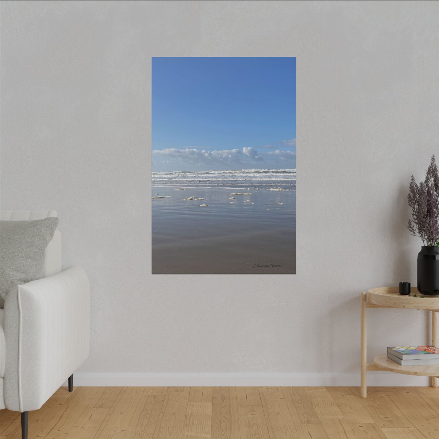 Coastal Serenity - Stretched Matte Canvas Wall Art, Wall Decor